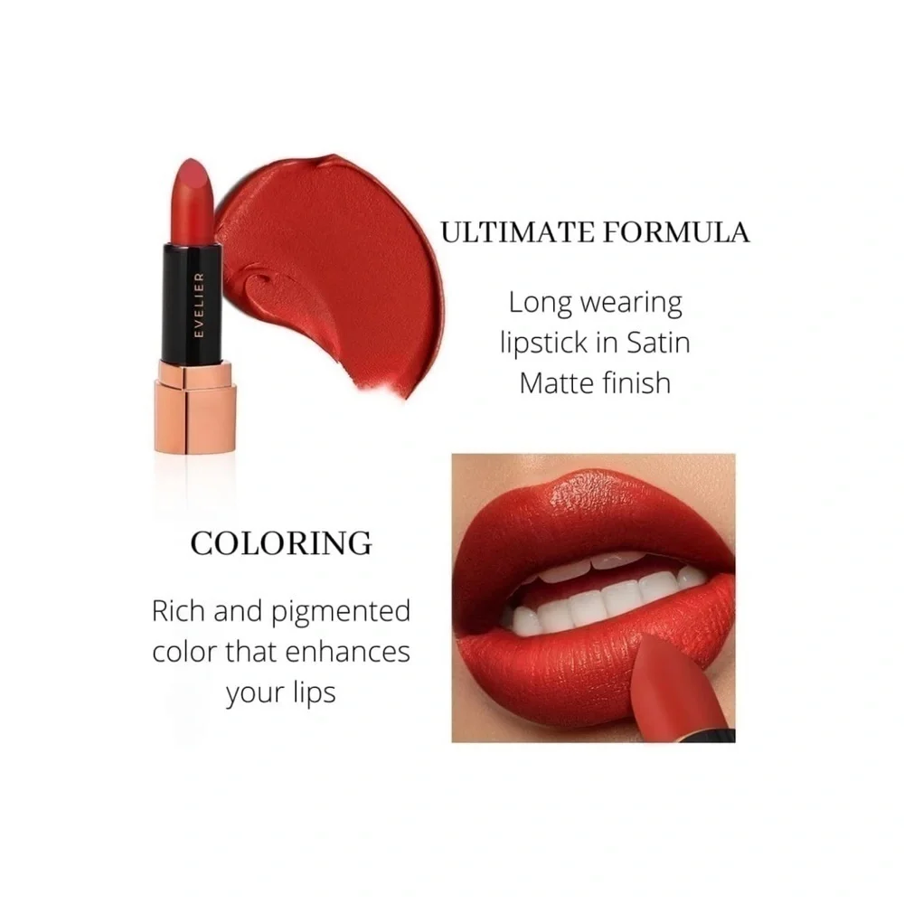 Evelier GALAXY Glamour Red satan matte Lipstick